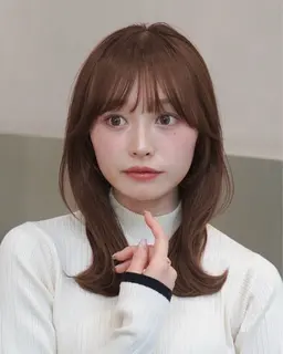 髪質改善カラー+シャンプーブロー✨