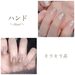 【キラキラ系🎀ワンカラー】　フィルイン🍀甘皮ケア込