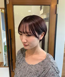 【透明感one color】赤みを抑えて柔らかい仕上がりに🍀（ブリーチなし）＋トリートメント