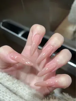 ミニモ限定☆新人スピードアップ☆チップ長さだしワンカラー🩷 4500円🈹かなり得🉐 口コミ🆖期間限定❗️