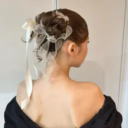 【朝限定🪄︎︎】結婚式のお呼ばれアレンジ🤍✩.*˚