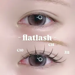 ✨️初回オフ無料✨️꒰ オフ無or有 ꒱‬フラットラッシュ100本🎀🫧⚠︎︎現金のみ