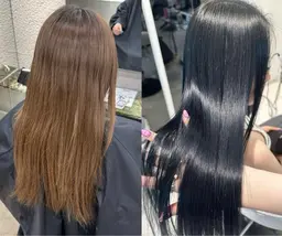 【 ブリーチで落とせる黒✨️】ワンカラー(就職活動、インターンでどうしても黒にしないといけない人💦オススメです!🎶)