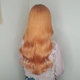 【Wカラー✨】暖色カラー　1ブリーチ(フル+¥1000)+カラー(早朝料金別途)