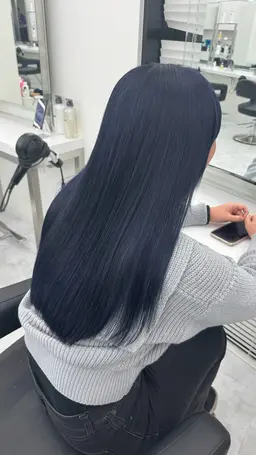 bleachなしでできる透明感ワンカラー➕髪質改善トリートメント☘️