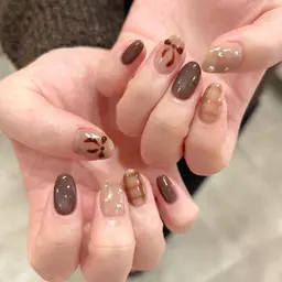 12月4.5日ご新規様限定🎀ニュアンス持ち込みデザイン＋hacoオイルプレゼント🧁オフ有