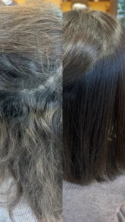 【ダメージ毛でもできる縮毛矯正✨】ツヤ髪エステ‼️