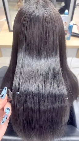 縮毛矯正＋髪質改善トリートメント𓂃🐩🤎
