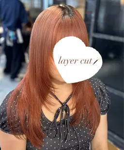 【ブリーチ毛の方はこちら💁‍♀️】ダメージレス縮毛矯正➕トリートメント➕レイヤーカット《2回目以降も⭕️》