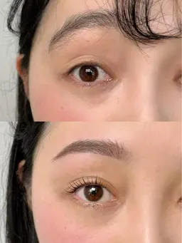 【19日限定❕¥11000→¥3850‼️】まつげパーマ+眉Waxスタイリング✨お得なセットメニュー🤎