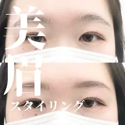 【ワックス脱毛】美眉スタイリング｜メイク仕上込