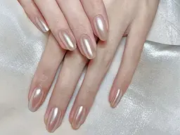 【ハンド】ミラーネイル or オーロラネイル ¥6500