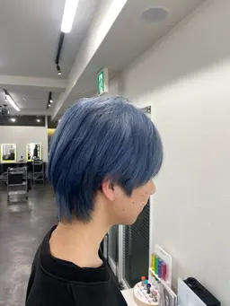 🤵🏼‍♂️men'sブリーチなし🤵🏼‍♂️ミニモ限定⚡️ 韓国風🇰🇷でも個性派💥でも艶カラー¥4400