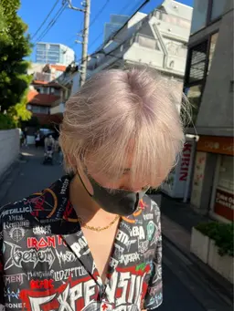 【メンズ限定⚡️】🇰🇷韓国風ダブルカラー💎ブリーチ＋カラー＋カット⚡️【ケアブリーチ変更＋2200円】