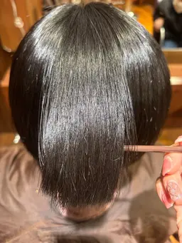 縮毛矯正モデル(18時~)🎀今月限定価格‼️ボブ以上の方のみ