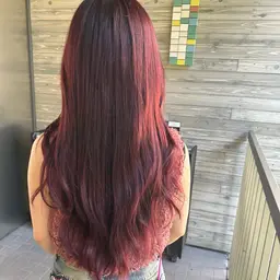 暖色ブリーチなしダブルカラー+Aujuaトリートメント🎀