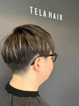 marbb付き カット+ハイライトブリーチ(ホイル6枚まで)