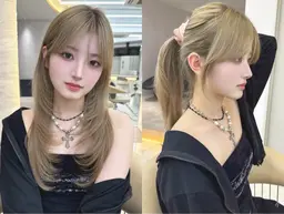 12/18限定❣️韓国風レイヤーカット🎀 ＋6000円の髪質改善システムトリートメント付き✨️(スチーム付き)