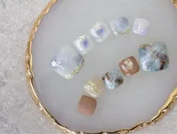 フット💅🏻オーダー120こだわりネイル💅🏻持ち込み画像OK💅🏻（アート8本程度）