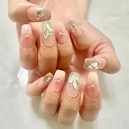 1番人気！時間内ジェルやり放題✨ソフトジェルオフあり/持ち込みデザイン🆗/パラジェルベース込み✨