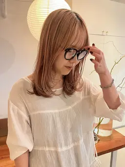 【透明感抜群🌿】ブリーチありダブルカラー+バイカルテ6stepトリートメント