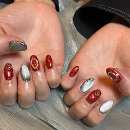 【格安！】🎨定額アートネイル🩵（オフあり）🖐️