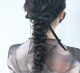 参列、同窓会向け✨️編みおろしヘア♡