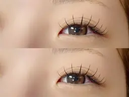 ミニモ限定メニュー🌺眉毛ワックス×LEDまつげエクステ120本🫧コーティング仕上げ🩰【オフあり可】