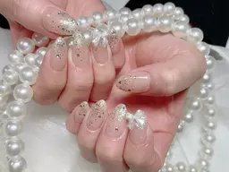 ラメグラデーションネイル