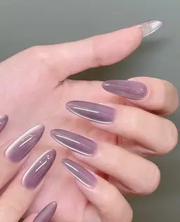 ☆10月限定💅(オフあり)《チップ長さだし》ちゅるんマグネット/フラッシュネイル