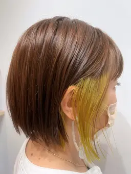 🌼【TikTok & Instagramで大人気な】🌼　インナーカラーorイヤリングカラー《うる艶トリートメント付》