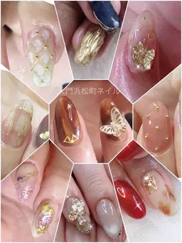 「お任せパーツつけ放題」10本9800→8800ゴージャスネイル❤️