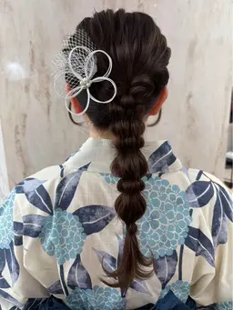 着付けヘアセット👘🍧