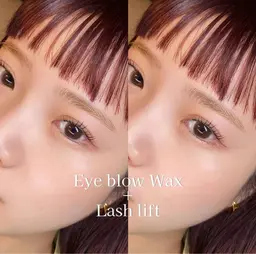 【人気No.1】パリジェンヌラッシュリフト&アイブロウスタイリング✨