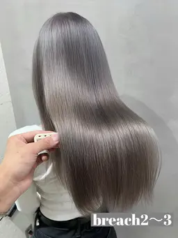 🌟［ノーブリーチ作る最高の透明感］🌟💗ダメージレスプレミアムケアカラー&3stepトリートメント💗