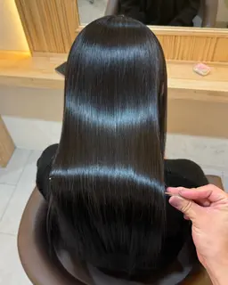 絹髪矯正premium髪質改善カラー