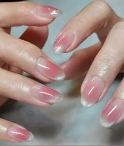 🩵自爪🩵チーク+マグネットグラデーション🩵ペースカラー有ります