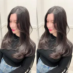 【ご新規様限定💕】レディースカット+美髪カラー+ RELAVEIL TR(ロング料金無し) #韓国レイヤー#ボブ等