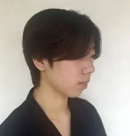 メンズカット＋毛流れパーマ