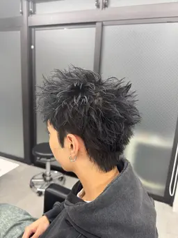 メンズカット+シャンプー+セット