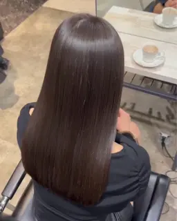 縮毛矯正 + トリートメント.•♥