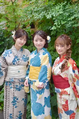 浴衣着付け＋ヘアセット
