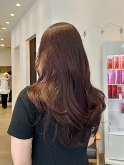カット＋ワンカラーのメニューです🍒カットモデル／5センチ以上カット/メンズ不可