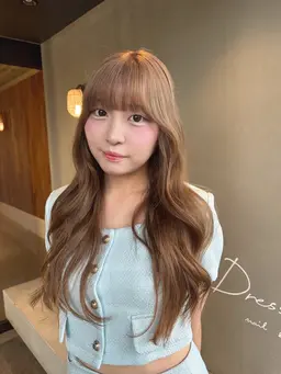 💖7/24限定クーポン💖韓国っぽ映え髪🌟ブリーチWカラー×似合わせカット💇‍♀️