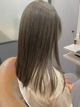 【個室】似合わせカット＋韓国風艶カラー＋Aujuaトリートメント