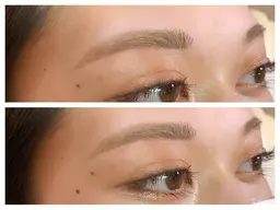 《美眉アイブロウWax脱毛》2週間程自己処理しないでくださる方