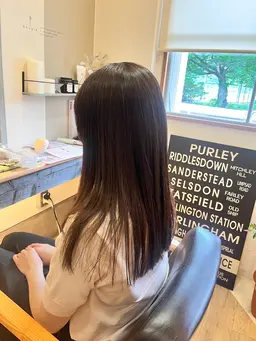 アルティスト🌈カラー🩷マーブ🫧🧴シャンプーブロー🎀ིྀアイロンスタイル仕上げ込み