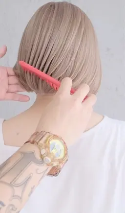 (新規の方のみ）ミニモ限定！ハイトーンベージュ＋トリートメント36%以上offした￥17500👌