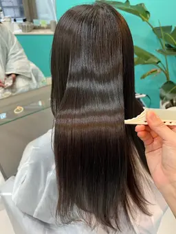 🫧ツヤツヤ髪質改善メニュー🫧カット＋ケアカラー＋ミルキートリートメント