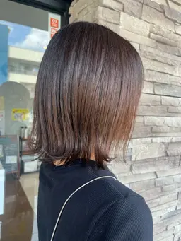 似合わせカット+トレンドカラー